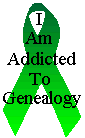 I Am Addicted To Genealogy Ribbon